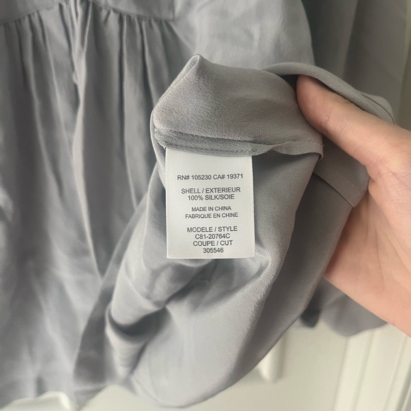 Joie Silk Peasant Balloon Sleeve Blouse - Picture 5 of 5